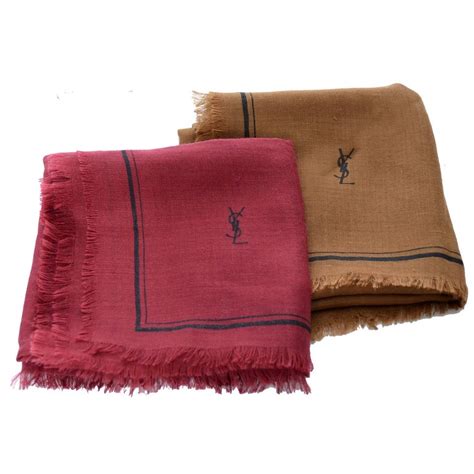 yves saint laurent scarpe ebay|yves saint laurent cashmere scarf.